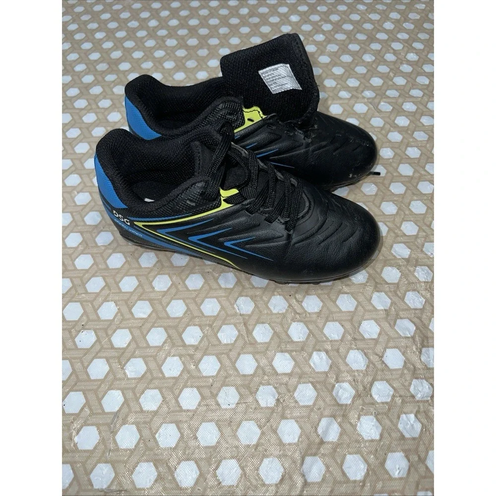 DSG Speed Viper Soccer Cleats Youth Cleats size 11K Black & Blue